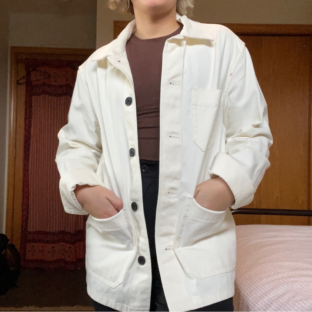 White light weight Jean jacket